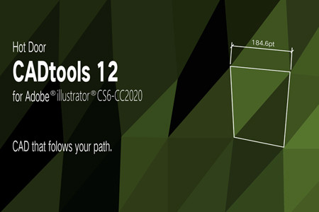 mac AI插件-工程制图距离测量标注图形绘制插件Hot Door CADtools 12.1.1 for Illustrator 2020